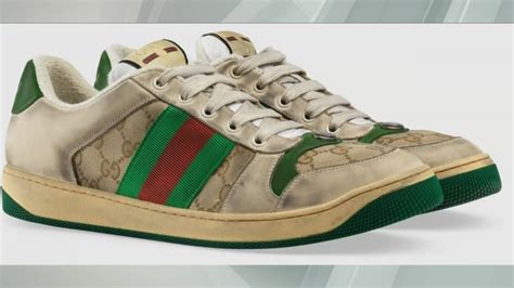 dirty gucci shoes|expensive sneakers that look dirty.